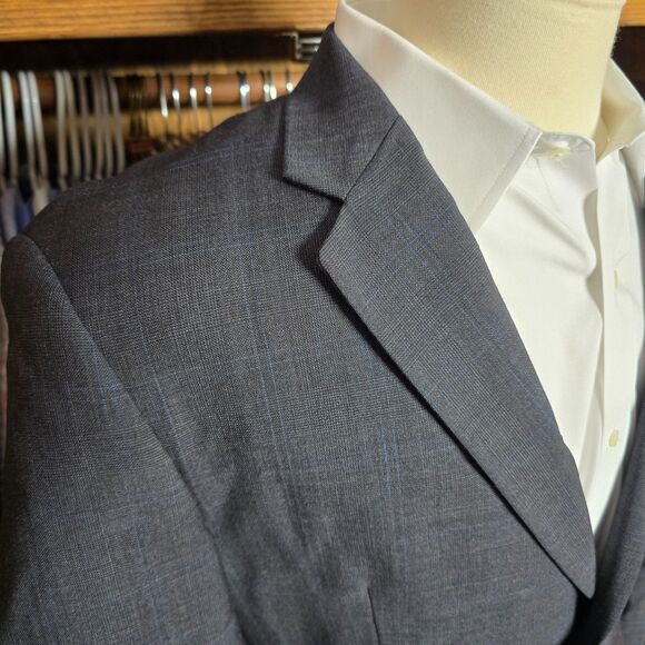 Nautica Charcoal Wool Sport Coat Jacket Blazer 40S - Picture 3 of 15